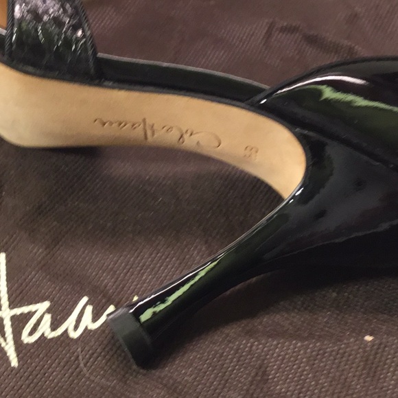 Cole Haan Black Paten leather heels - Picture 4 of 5